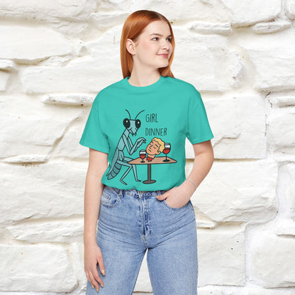 "Girl Dinner" Funny T-shirt |Nunu&Miao Studio - Nunu&Miao Studio