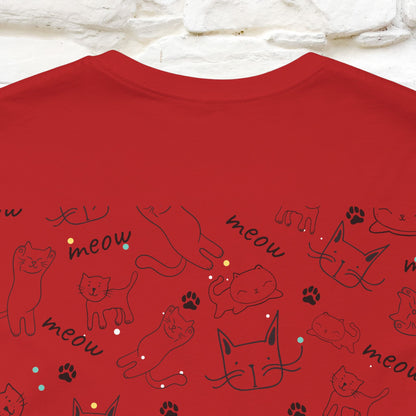 "Antidepressants" Cat T-Shirt | Front & Back Design | Nunu&Miao Studio - Nunu&Miao Studio