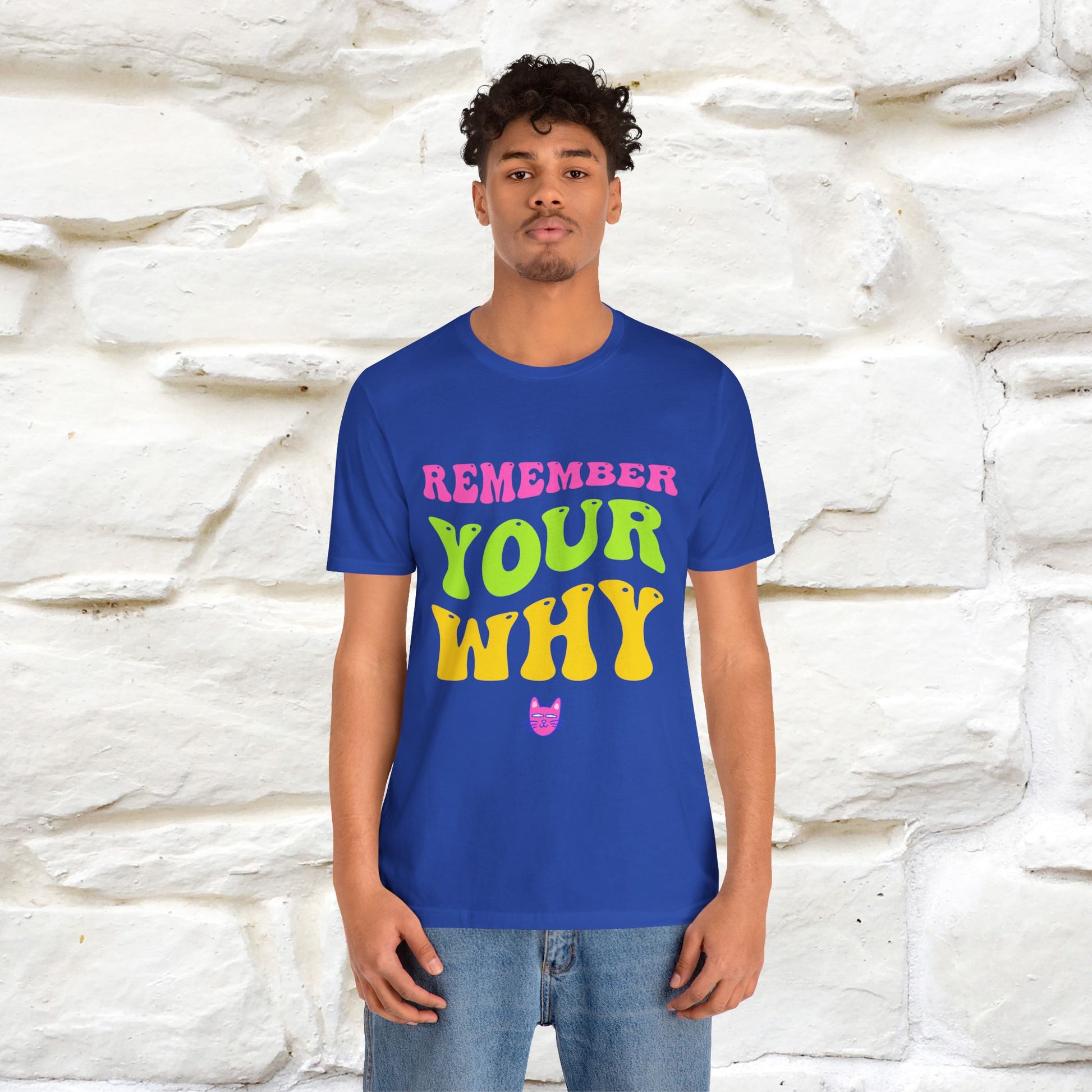 "Remember Your Why" |Cat T-Shirt | Nunu&Miao Studio - Nunu&Miao Studio