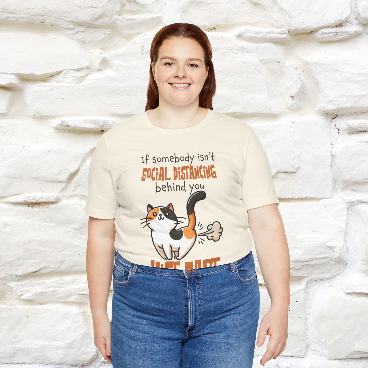 ''If Somebody Isn't Socila Distancing ...'' | Cat T-Shirt  | Nunu&Miao Studio - Nunu&Miao Studio