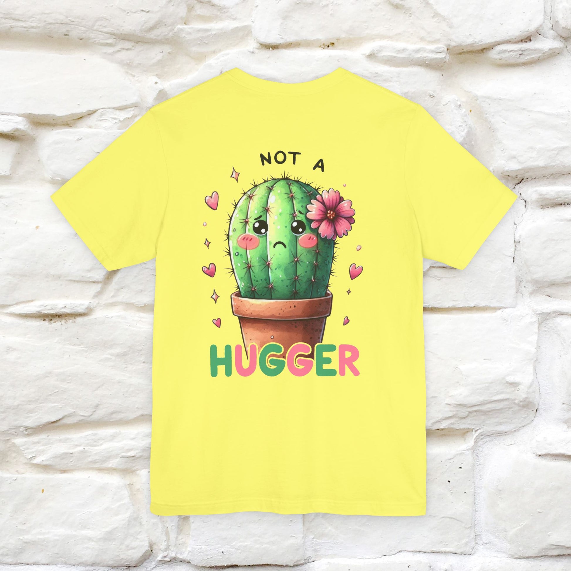 "Not A Hugger" |Funny T-Shirt | Front & Back Design|Nunu&Miao Studio - Nunu&Miao Studio
