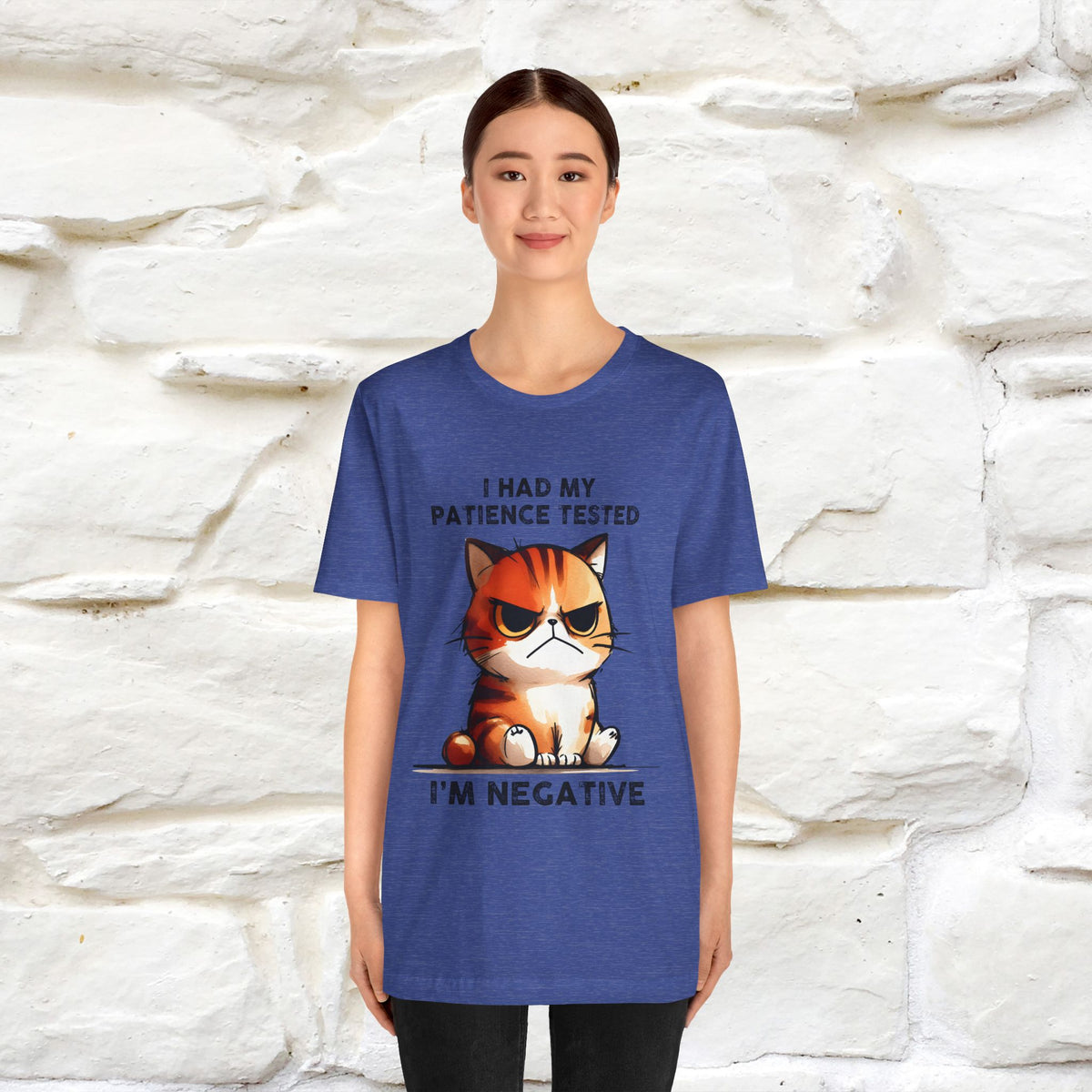 ''I Had My Patience Tested, I'm Negative''| CatT-Shirt | Nunu&Miao Studio