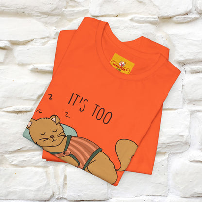 ''It’s Too Peopley Outside'' | Funny Cat T-Shirt | Nunu&Miao Studio - Nunu&Miao Studio