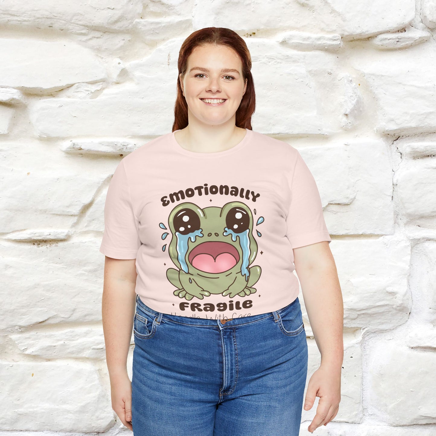 "Emotionally Fragile Handle With Care " Funny T-shirt |Nunu&Miao Studio - Nunu&Miao Studio