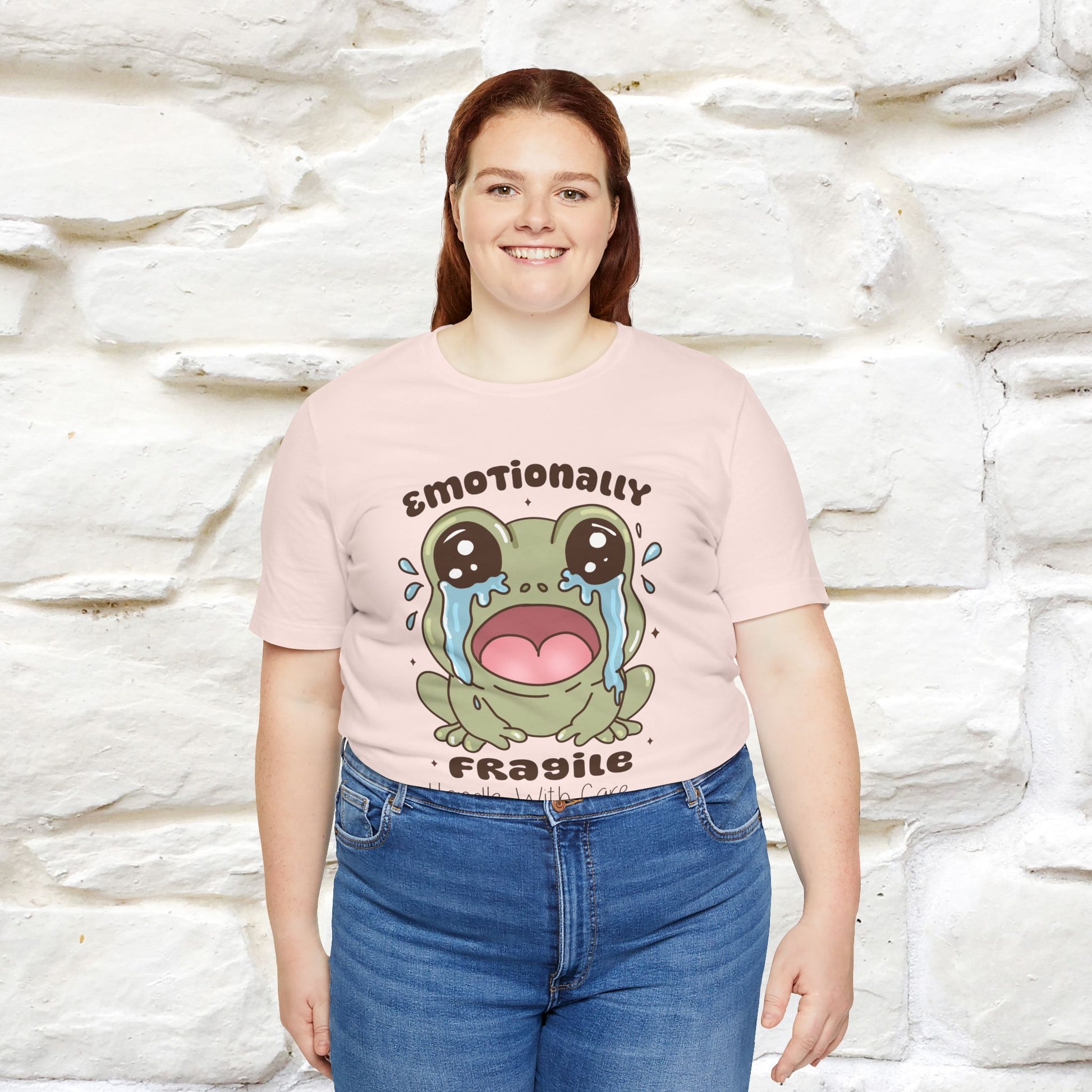 "Emotionally Fragile Handle With Care " Funny T-shirt |Nunu&Miao Studio - Nunu&Miao Studio