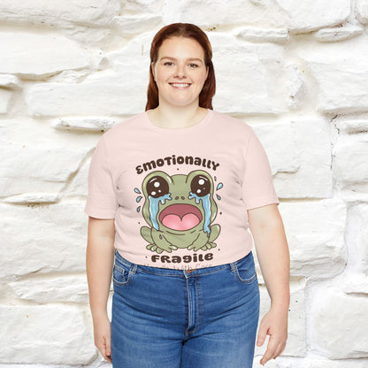 "Emotionally Fragile Handle With Care " Funny T-shirt |Nunu&Miao Studio - Nunu&Miao Studio