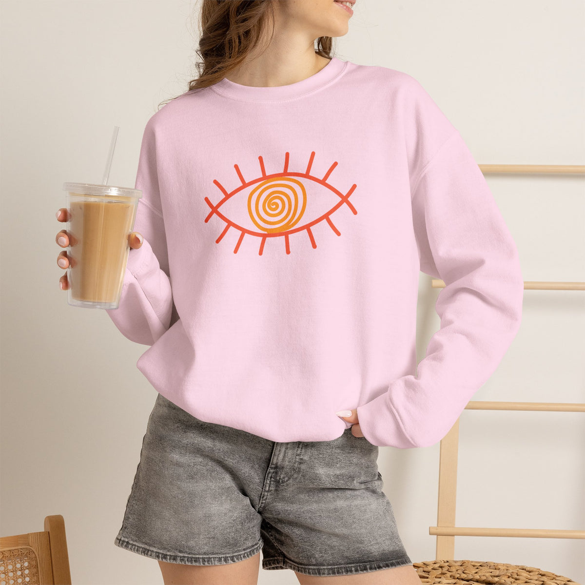"The Hypnotic Meow'' |Cat Sweatshirt | Nunu&Miao Studio