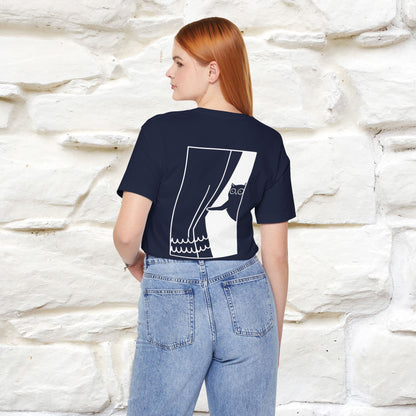 “Don’t trust atoms… they make up everything.” |  Cat T-Shirt | Front & Back Design | Nunu&Miao Studio