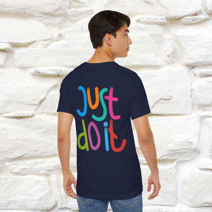 "Yes, Just Do It" Cat T-Shirt| Front & Back Design | Nunu&Miao Studio - Nunu&Miao Studio