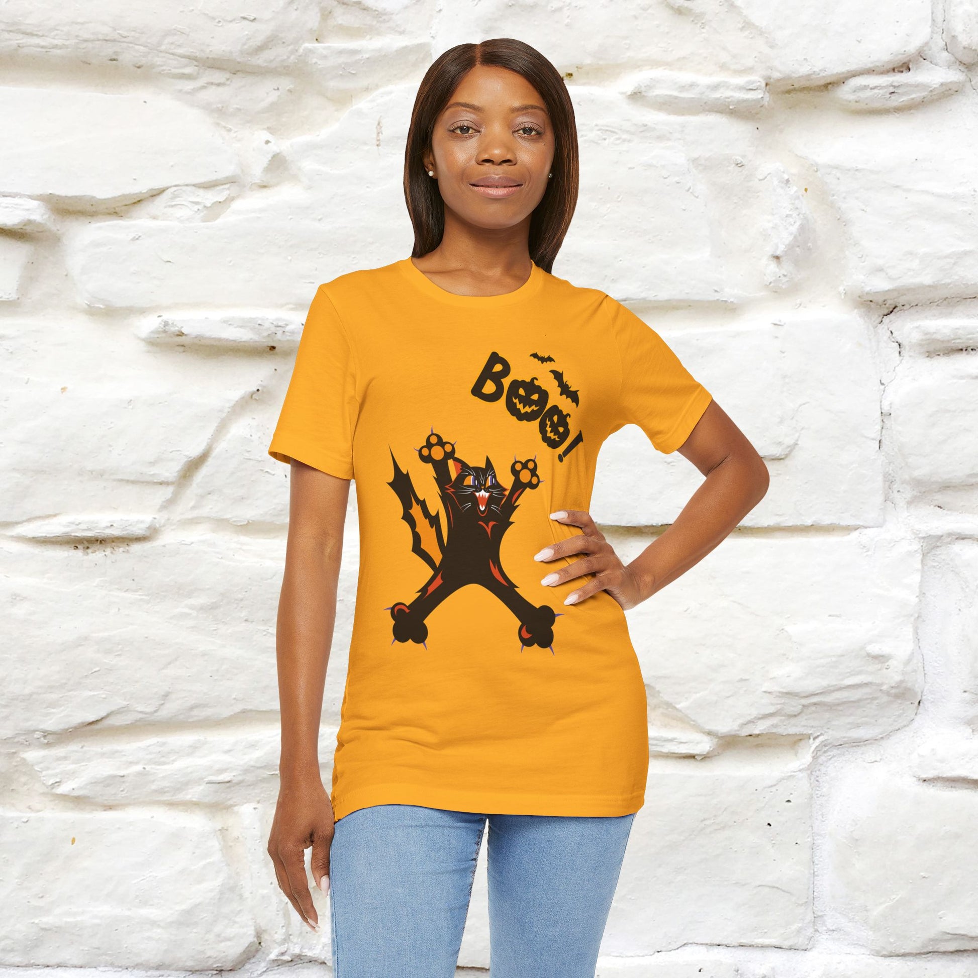 "Boo" Cat  T-shirt |Nunu&Miao Studio - Nunu&Miao Studio
