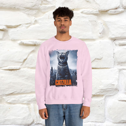 "Catzilla'' |Cat Sweatshirt | Nunu&Miao Studio