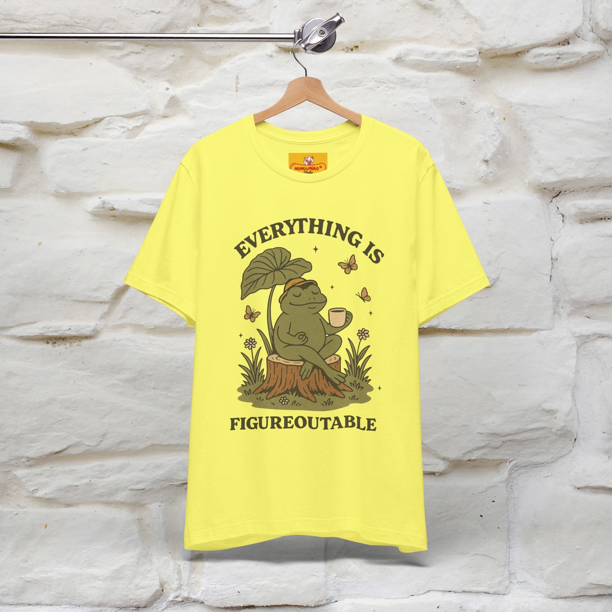 "Everything Is Fugureoutable"| Lifestyle Shirt |Nunu&Miao Studio - Nunu&Miao Studio