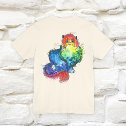 "Il Pittore'' Cat T-Shirt Front and Back Design | Nunu&Miao Studio - Nunu&Miao Studio