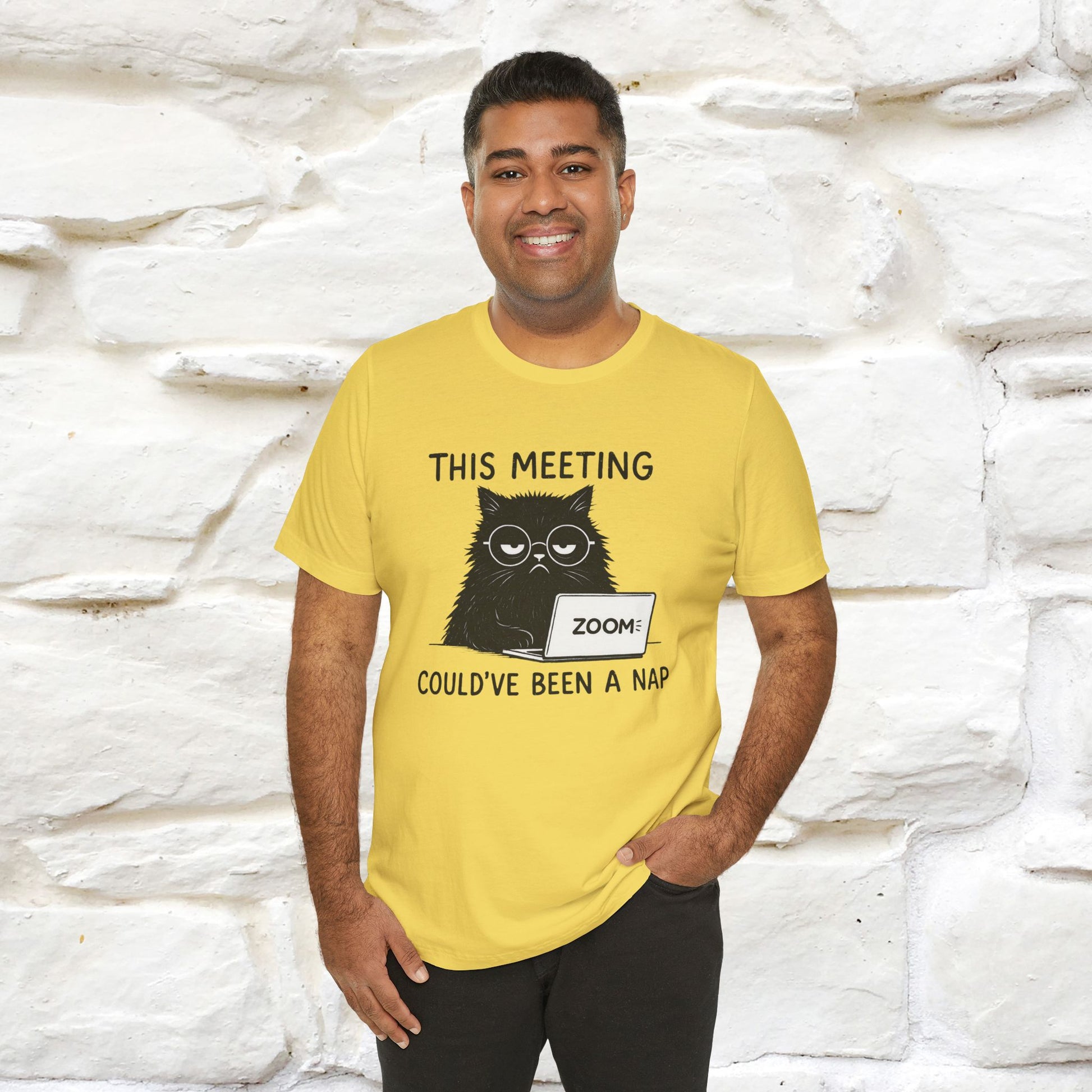 "This Meeting Could've Been a Nap" | Sarcastic Cat T-Shirt | Nunu&Miao Studio - Nunu&Miao Studio