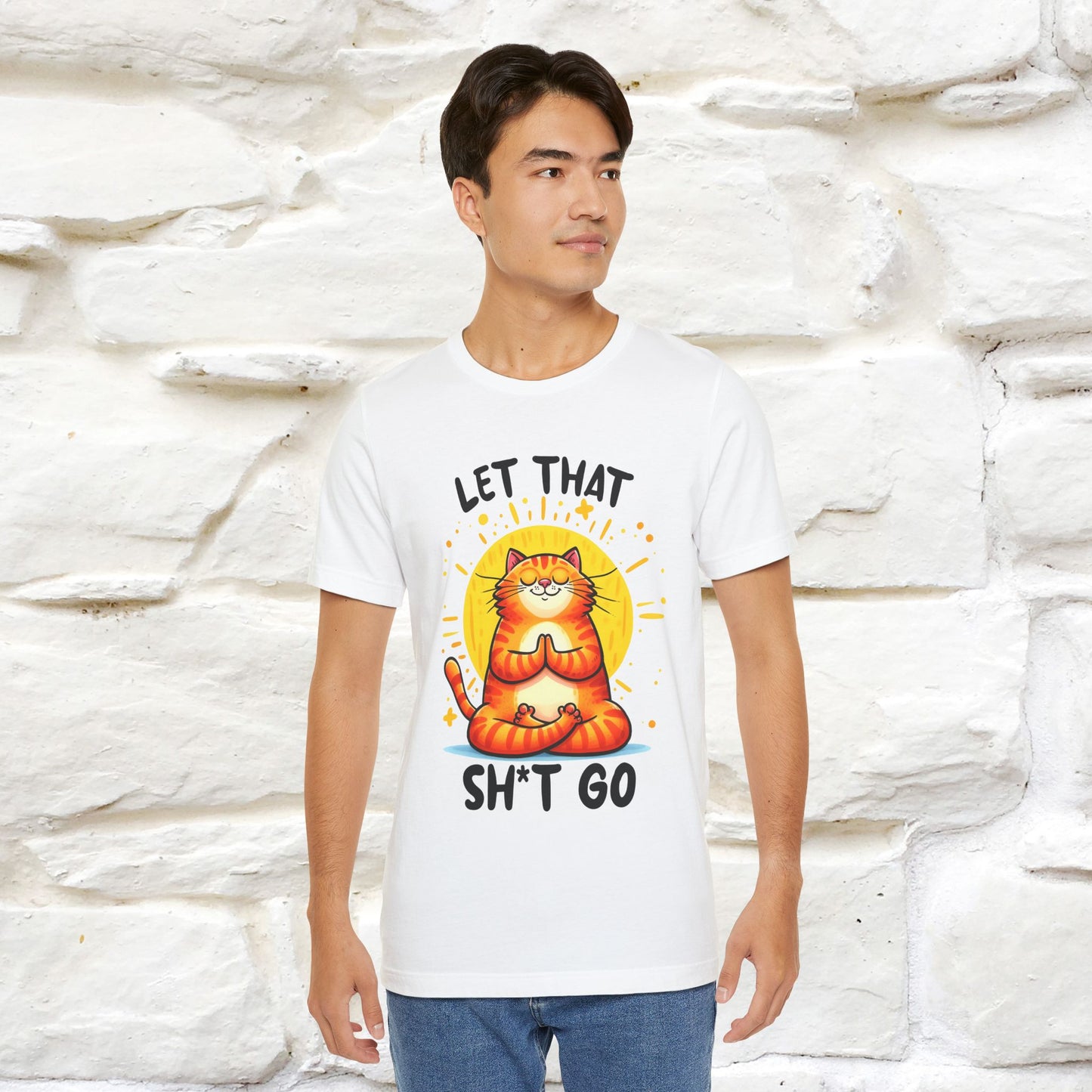 "Let That Sh*t Go" Cat T-shirt |Nunu&Miao Studio - Nunu&Miao Studio
