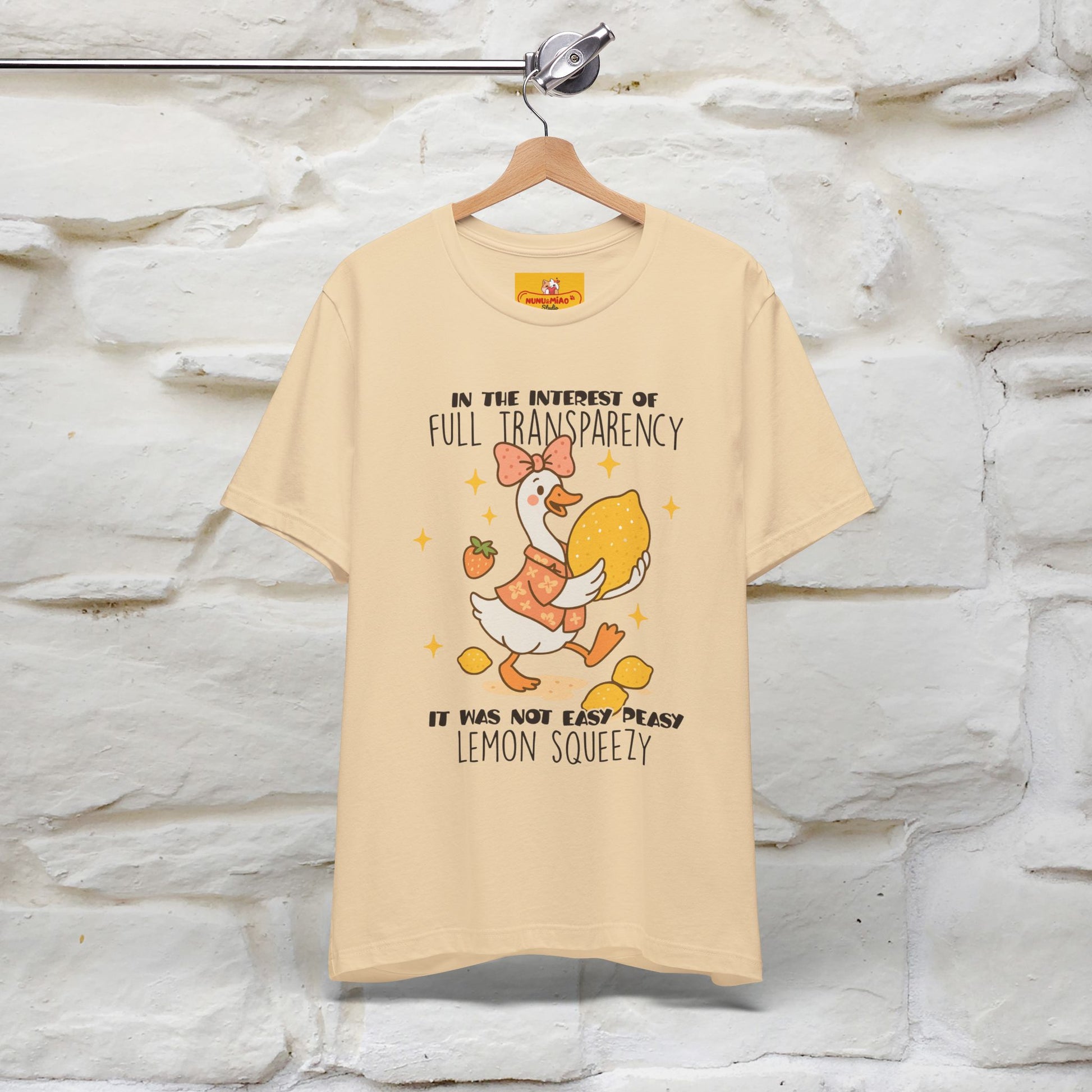 "It Was Not Easy Peasy" Funny T-shirt |Nunu&Miao Studio - Nunu&Miao Studio