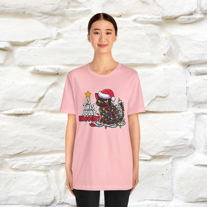 “Is This Jolly Enough?” | Cat T-Shirt | Nunu&Miao Studio