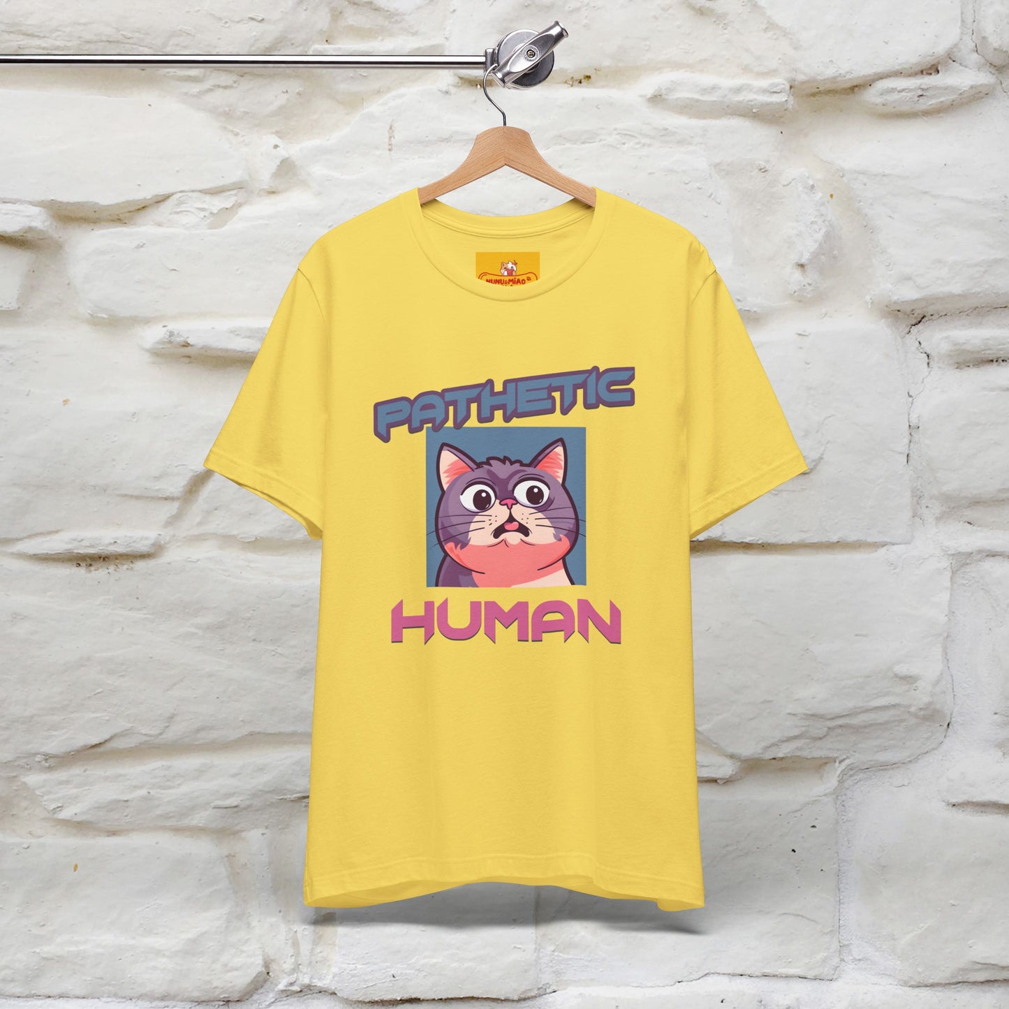 ''Pathetic Human'' | Funny Cat T-Shirt | Nunu&Miao Studio - Nunu&Miao Studio
