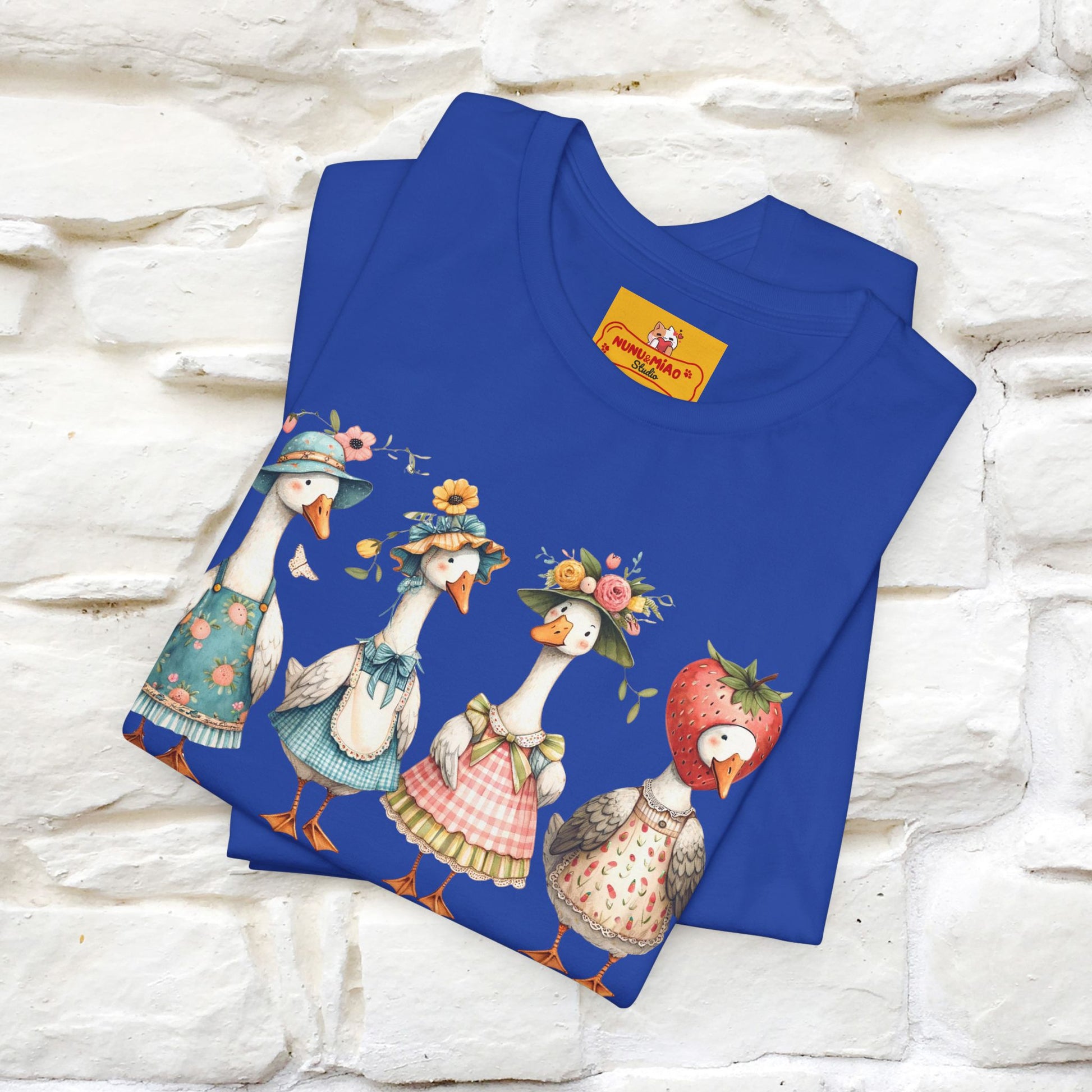 "Just A Silly Goose" Cute T-shirt |Nunu&Miao Studio - Nunu&Miao Studio