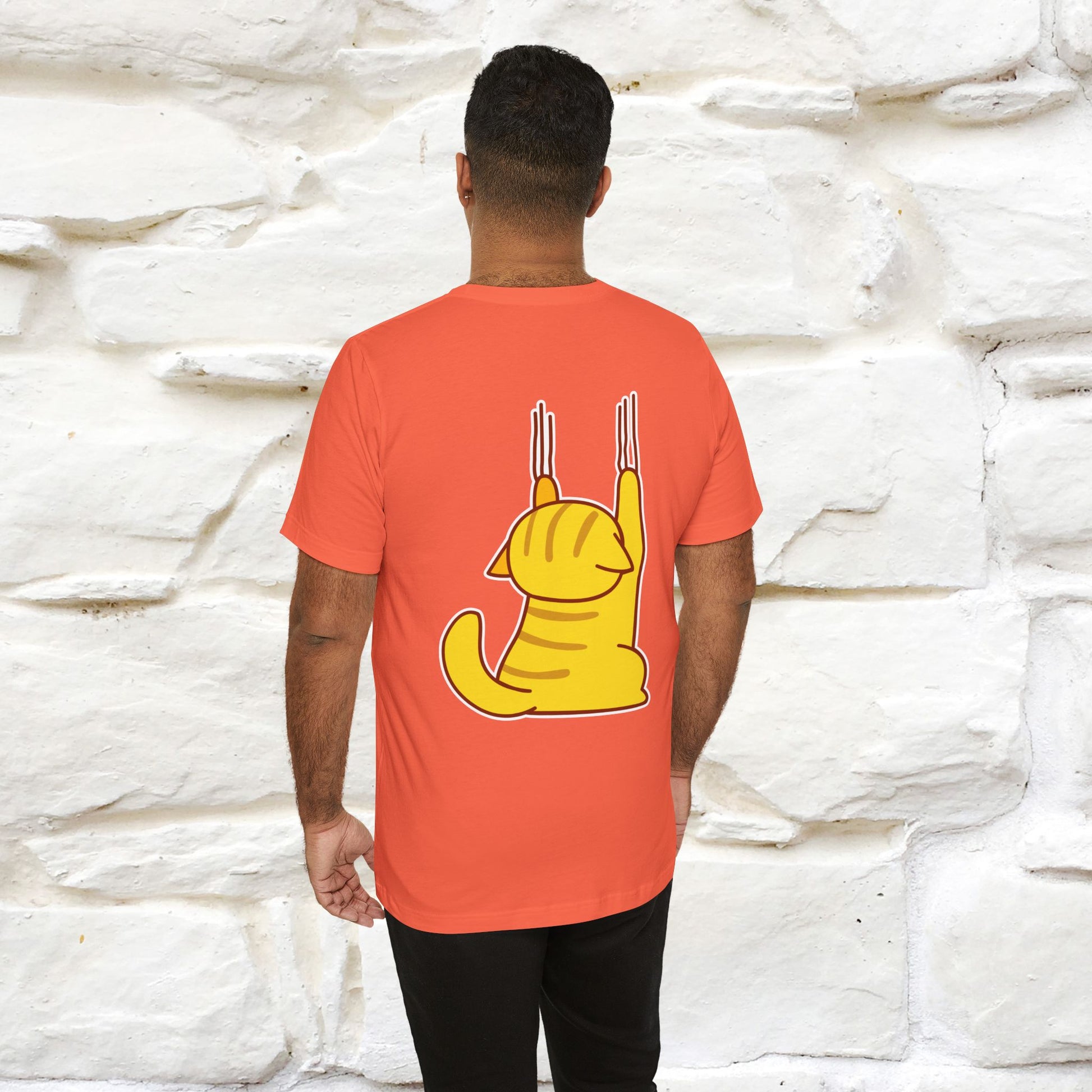 "It's Meawday" Cat T-shirt | Front & Back Design | Nunu&Miao Studio - Nunu&Miao Studio