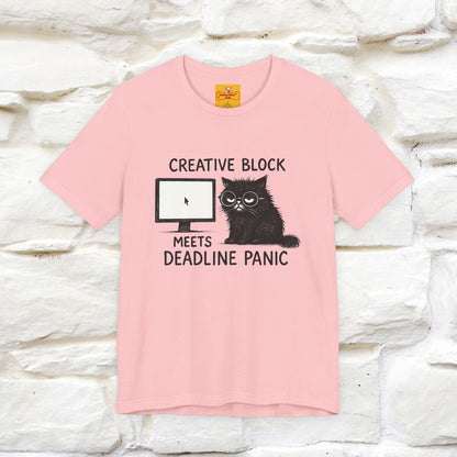 "Creative Block Meets Deadline..." |Cat T-Shirt | Nunu&Miao Studio