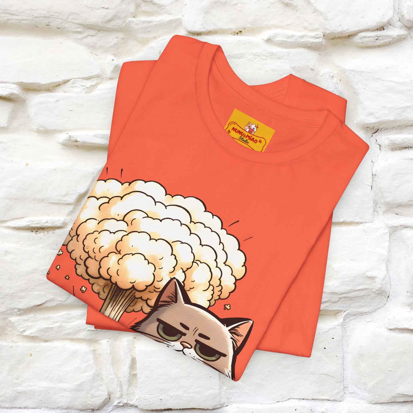 ''The Red Dot Chase'' Funny Cat T-Shirt | Nunu&Miao Studio - Nunu&Miao Studio