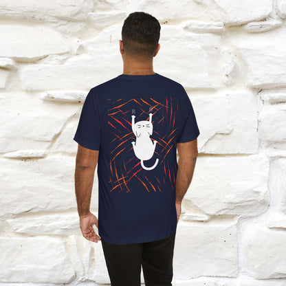 “Love Hurts"  Funny Cat T-Shirt | Front & Back Design | Nunu&Miao Studio