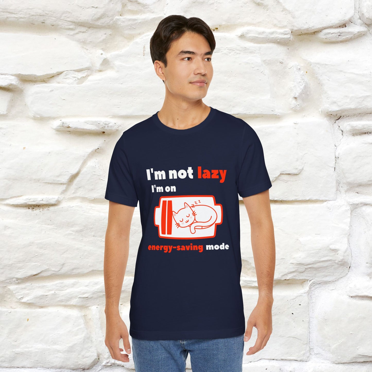 ''I am Not Lazy...'' Cat T-Shirt | Nunu&Miao Studio - Nunu&Miao Studio