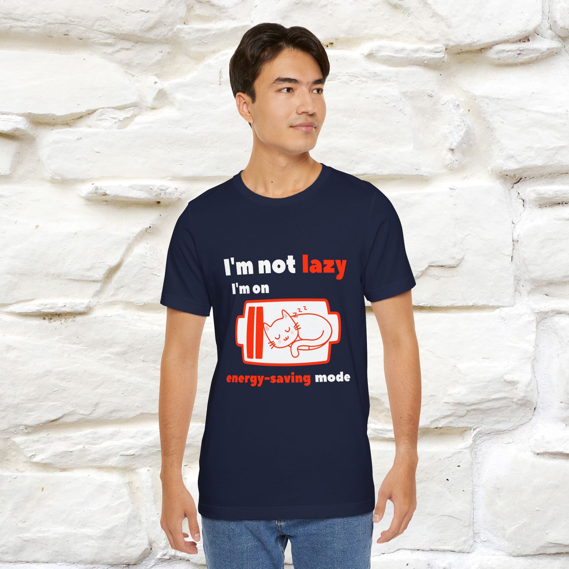 ''I am Not Lazy...'' Cat T-Shirt | Nunu&Miao Studio - Nunu&Miao Studio