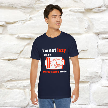 ''I am Not Lazy...'' Cat T-Shirt | Nunu&Miao Studio - Nunu&Miao Studio