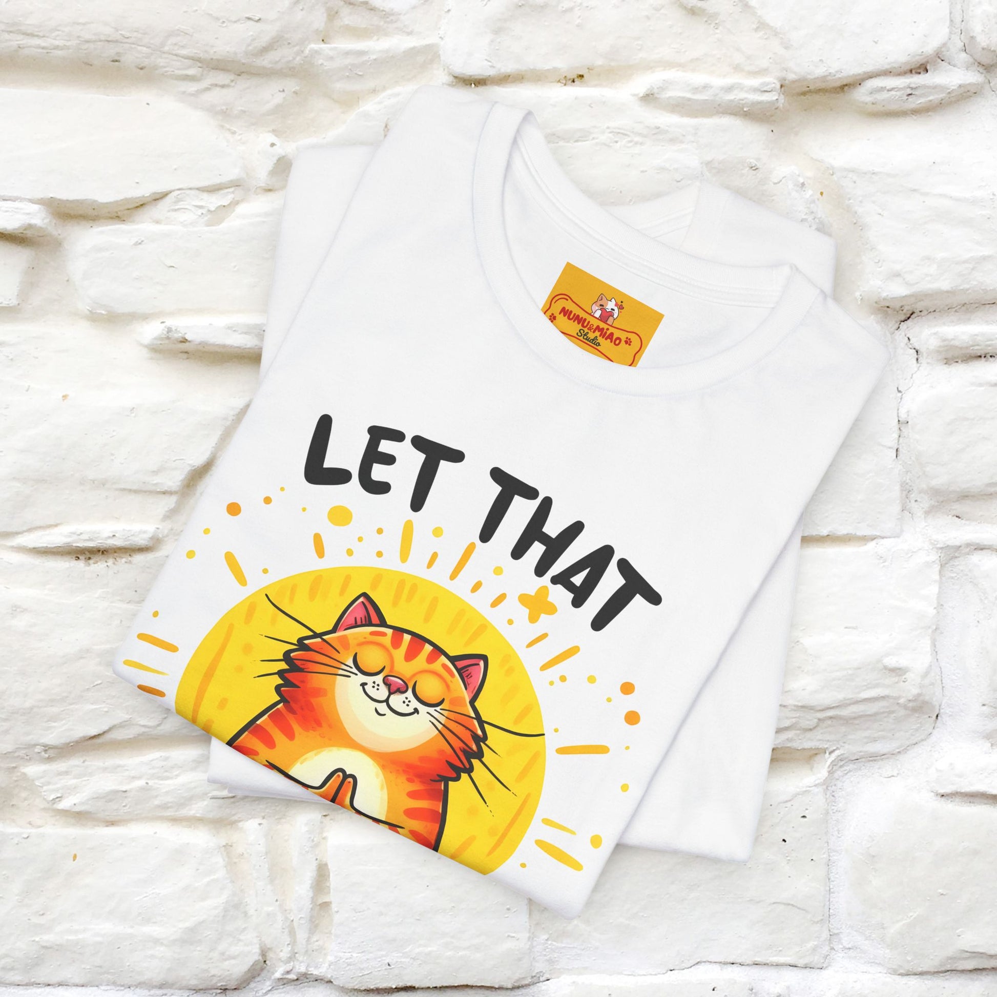 "Let That Sh*t Go" Cat T-shirt |Nunu&Miao Studio - Nunu&Miao Studio