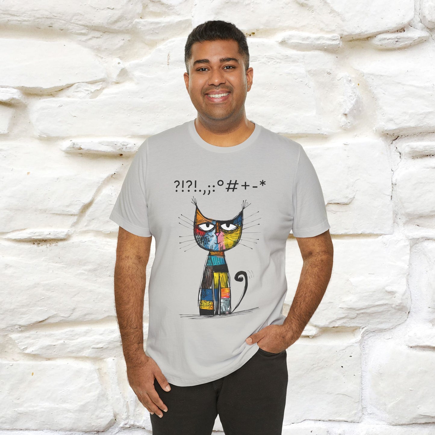 "Enigma" Cat T-shirt |Nunu&Miao Studio - Nunu&Miao Studio