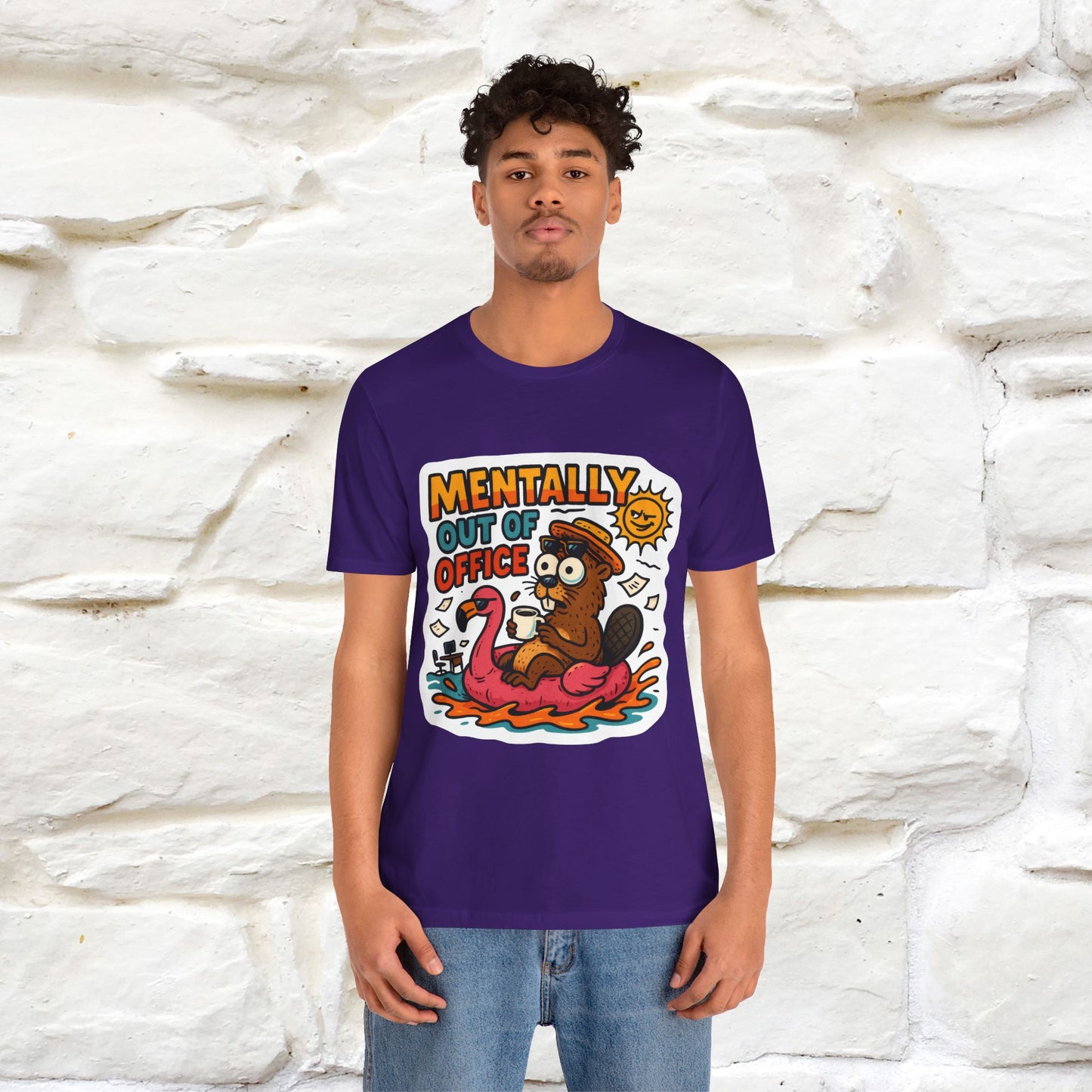 ''Mentally Out Of Office''|  Sarcastic Cat T-Shirt | Nunu&Miao Studio