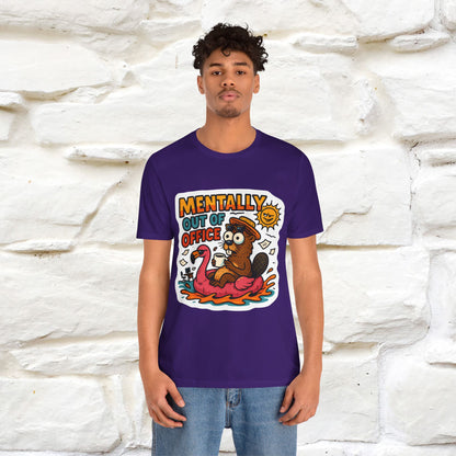 ''Mentally Out Of Office''|  Sarcastic Cat T-Shirt | Nunu&Miao Studio