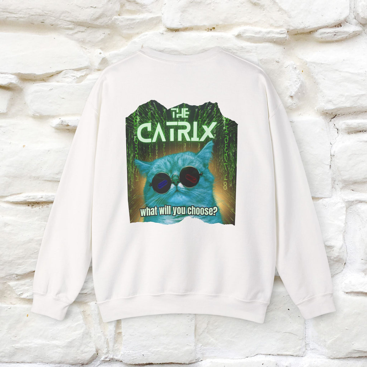 "The Catrix'' |Cat Sweatshirt | Nunu&Miao Studio