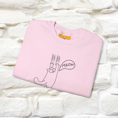 ''Meow.'' |Cat Sweatshirt | Nunu&Miao Studio