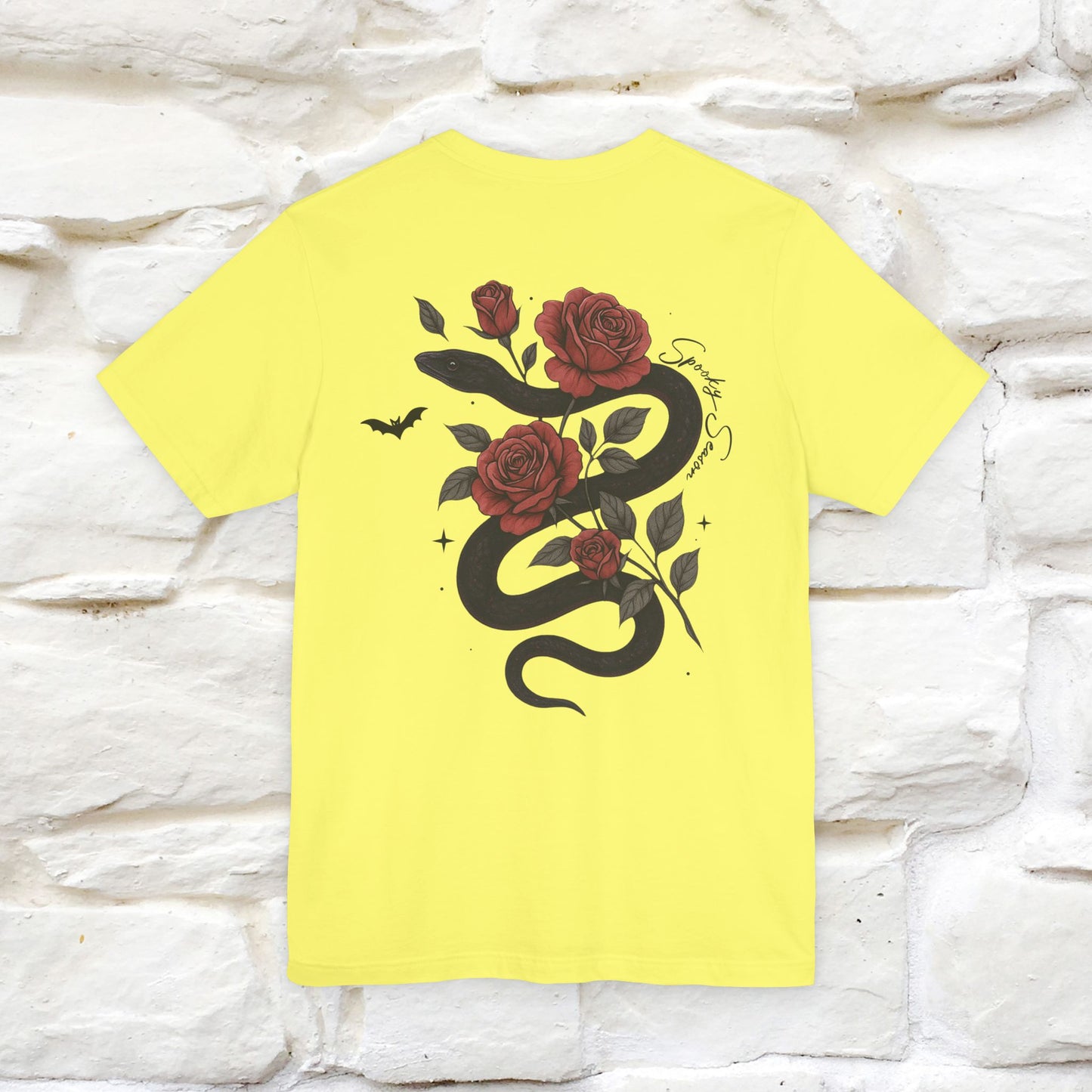 "The Rose and The Snake " Halloween T-shirt |Nunu&Miao Studio - Nunu&Miao Studio