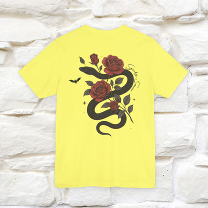 "The Rose and The Snake " Halloween T-shirt |Nunu&Miao Studio - Nunu&Miao Studio