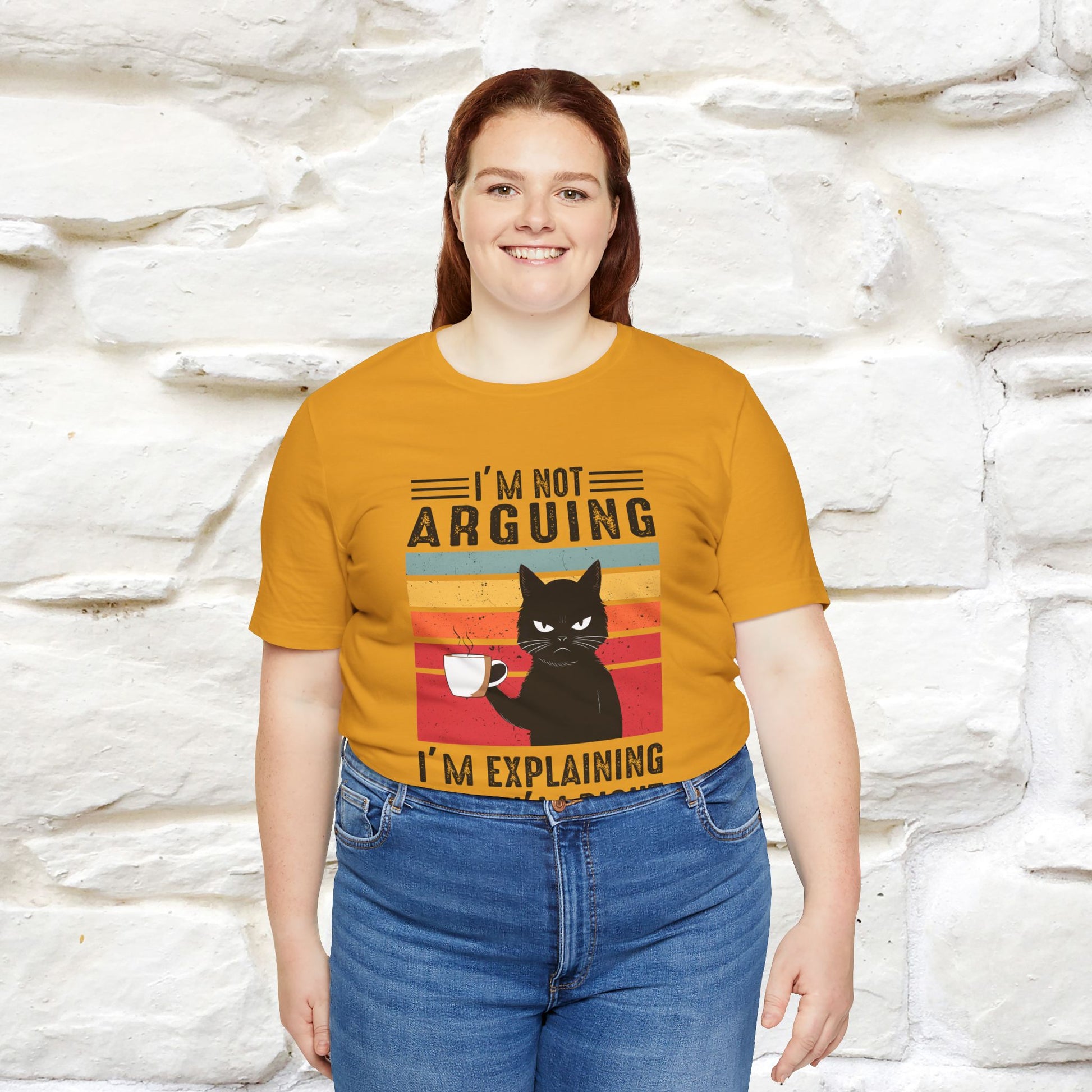 I’m Not Arguing, I’m Explaining Why I’m Right Cat T-Shirt  Nunu&Miao Studio - Nunu&Miao Studio