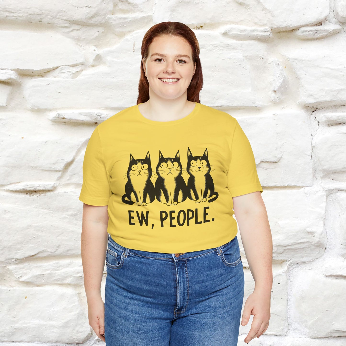 Ew, People | Funny Cat T-Shirt | Nunu&Miao Studio - Nunu&Miao Studio