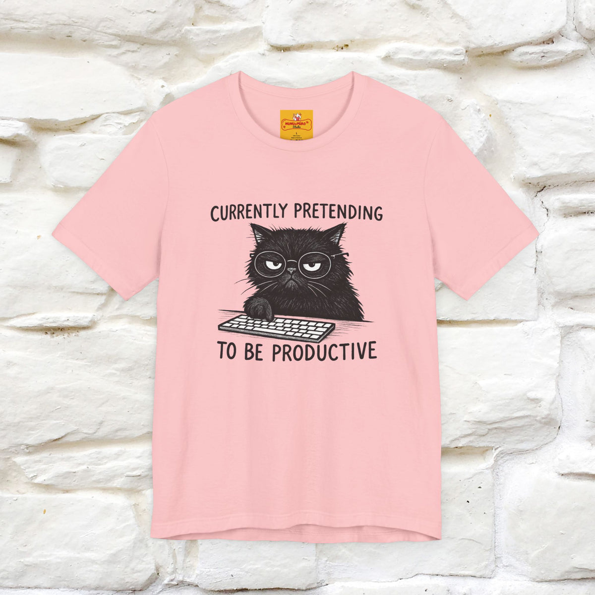 "Currently Pretending To Be Productive" |Cat T-Shirt | Nunu&Miao Studio