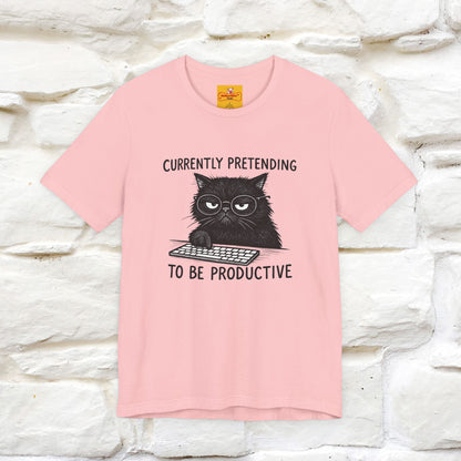 "Currently Pretending To Be Productive" |Cat T-Shirt | Nunu&Miao Studio