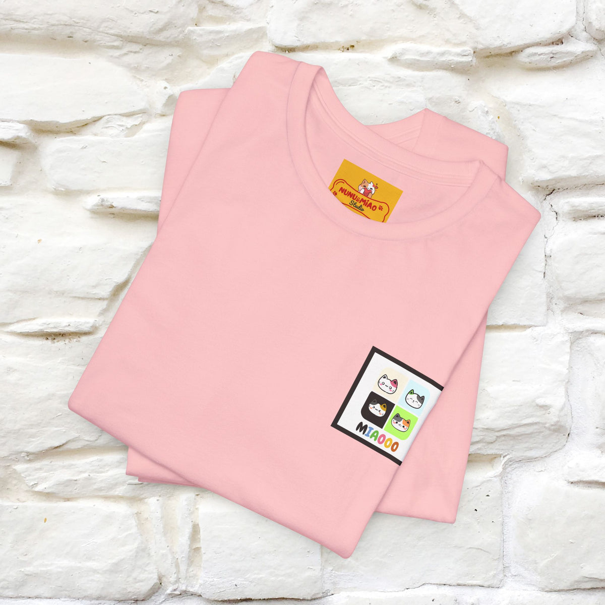 “Miaooo” | Cat T-Shirt | Front & Back Design | Nunu&Miao Studio