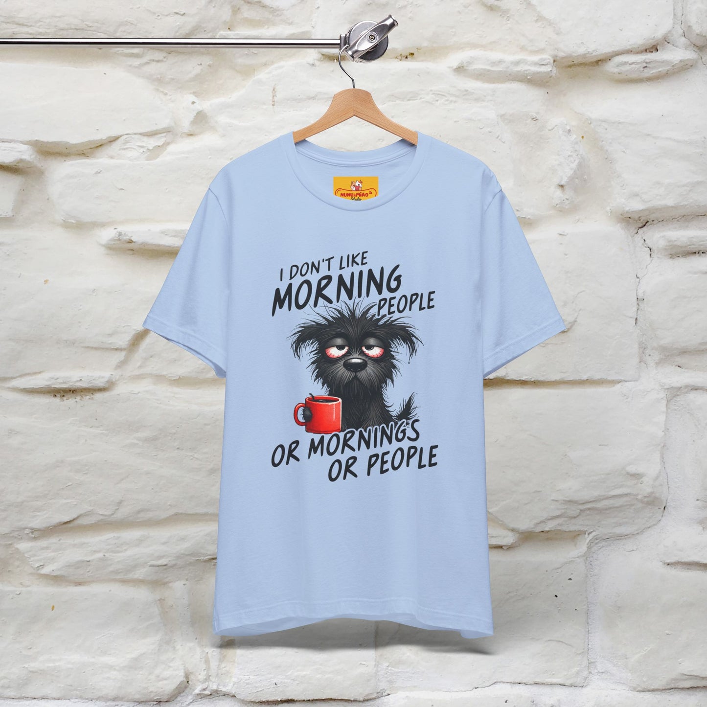 "I Don't Like Morning People..." Funny T-shirt |Nunu&Miao Studio - Nunu&Miao Studio