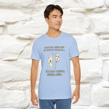 “Parallel lines have so much in common…''| Funny T-Shirt | Nunu&Miao Studio