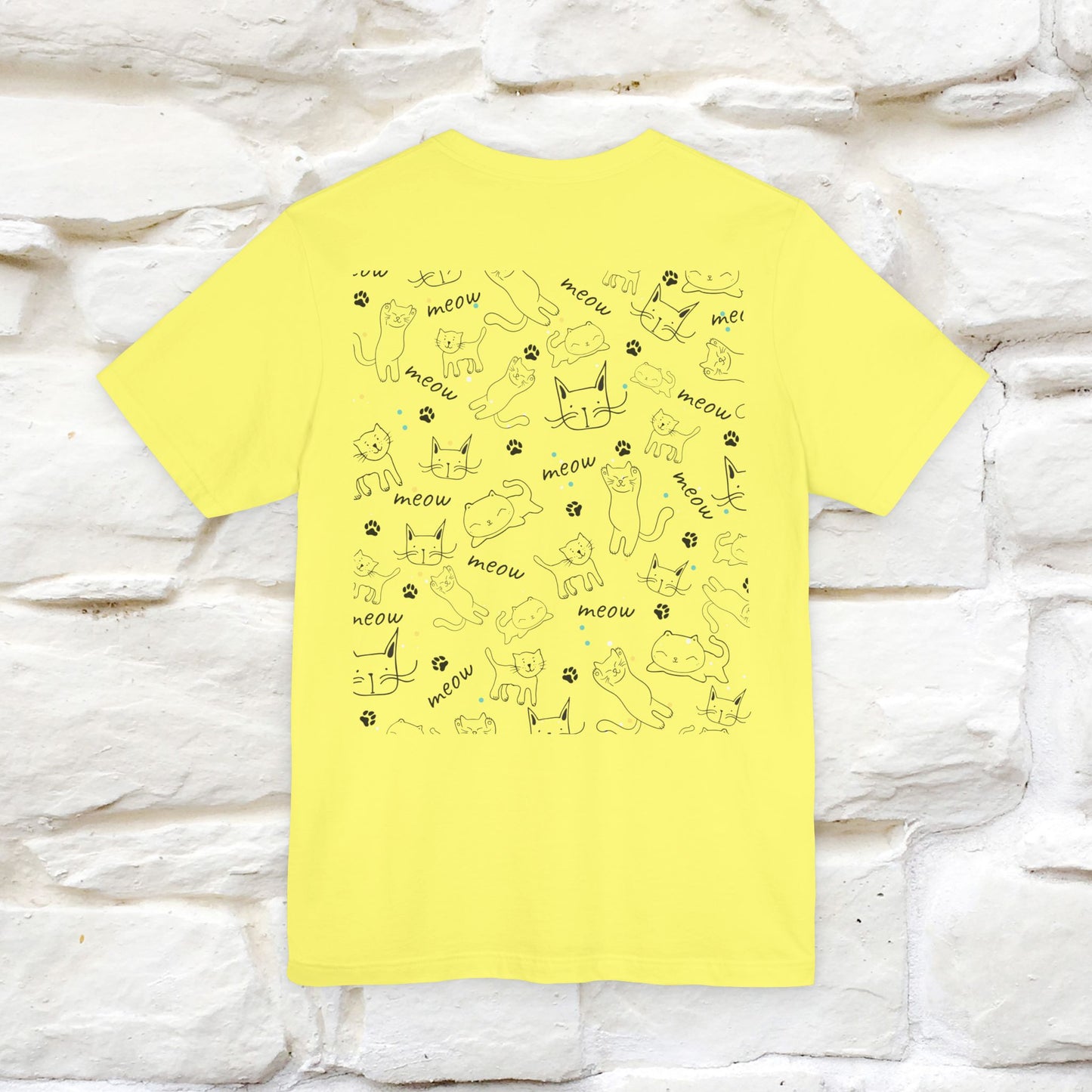 "Antidepressants" Cat T-Shirt | Front & Back Design | Nunu&Miao Studio - Nunu&Miao Studio