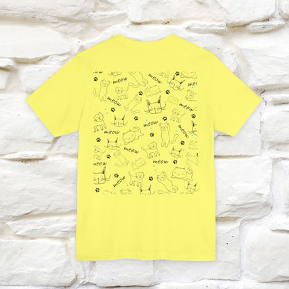 "Antidepressants" Cat T-Shirt | Front & Back Design | Nunu&Miao Studio - Nunu&Miao Studio