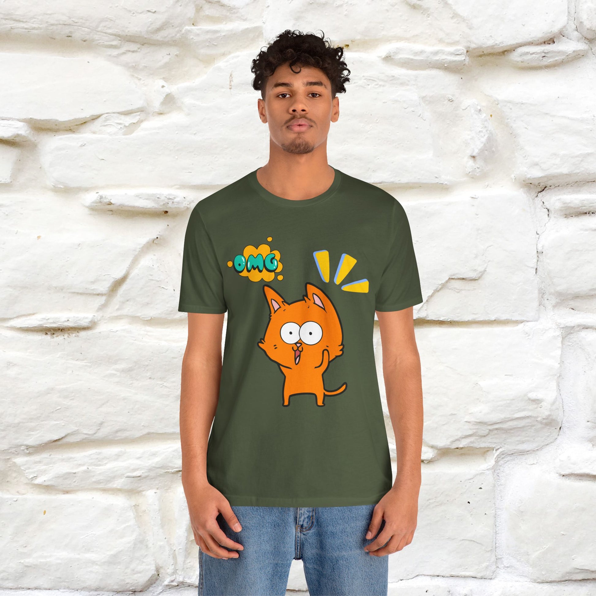 ''Oh My God'' Cat T-Shirt | Nunu&Miao Studio - Nunu&Miao Studio