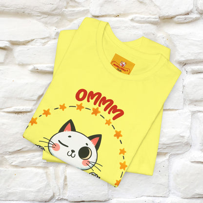 ''Ommm, Keep Calm'' Cat T-Shirt | Nunu&Miao Studio - Nunu&Miao Studio
