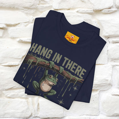 "Hang In There" Funny T-shirt |Nunu&Miao Studio - Nunu&Miao Studio